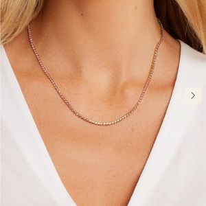 Gorjana Lexi Necklace in Pink